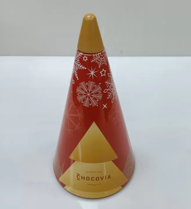 Santa Hat Git Tin Box